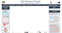 Desktop Screenshot of iesmarianapineda.org