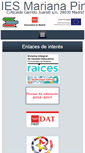 Mobile Screenshot of iesmarianapineda.org